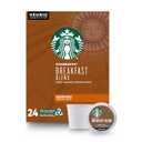 Starbucks Breakfast Blend Coffee K-Cups,24 K-Cups count,(0.44 OZ each) Best By: 31 May 2026