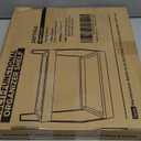 Acacia Bathroom Organizer Countertop 13.6 x 14 x 6.7 inches, 2-Tier Wood Counter Standing Rack, Countertop Storage Shelf for Organizing Bathroom Kitchen Office Desk Vanity Cosmetic Balcony (Black)