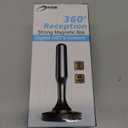 HIDB TV Antenna for Smart TV Indoor, Digital Indoor HD Antennas with Strong Magnetic Base, Easy Installation, Long Range Reception for Local Channels 4K 1080P, 10ft Long Cables (Black)