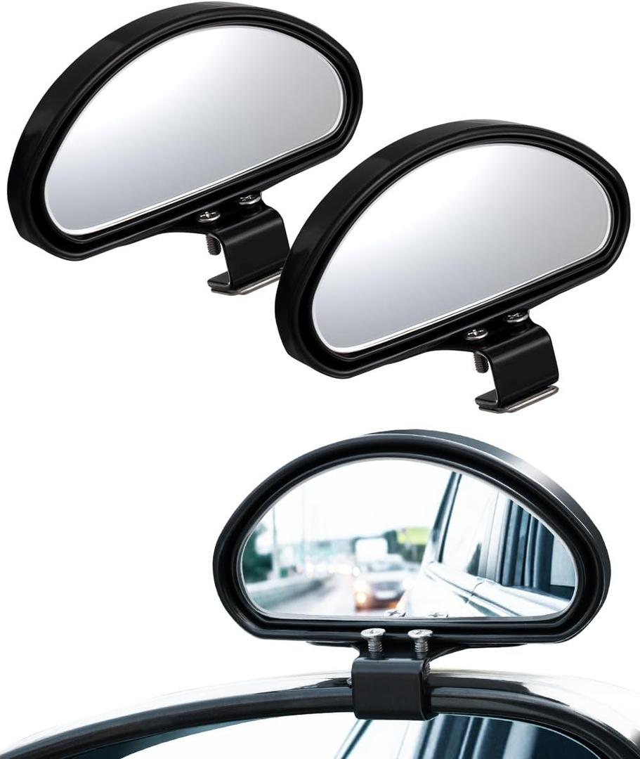 Blind Spot Mirrors, Adjustable Car Auxiliary Universal Wide Angle Mirror for Universal Cars, Screw Fixation