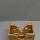 2025 Upgrade Bagel Slicer, Bamboo Bagel Cutter for Small and Large Bagels, Bread Slicer for Buns, English Muffins, 2 Adjustable Thickness, Anti-slip Mat, Ideal for Gift (No Knife) (Natural Bamboo Color)