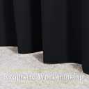 NICETOWN Black Out Curtains for Bedroom 84 inches Long - Light Reducing Thermal Insulated Solid Grommet Curtains/Panels/Drapes for Living Room (Set of 2, W52 x L84)