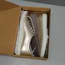 ECCO Womens Soft 7 Sneaker (12-12.5, Pure White Gold Leather)