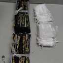 Geetery 50 Pcs Folding Chinese Hand Fan Bulk Different Flower Patterns Fabric Clacking Fans for Line Dancing for Popping Wedding Church Party(Lace, Classic)