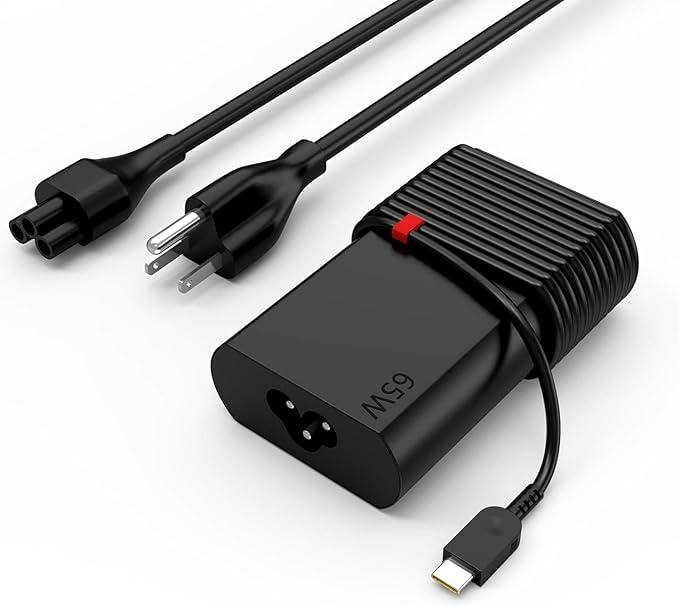 Nivjuky New Slim 65W USB C Charger Compatible with Lenovo Thinkpad X1 Carbon Gen 13 12 11 10 9 8 7 6; Thinkpad X1 2in1 Gen 9 10; Thinkpad X1 Yoga X1 Tablet Laptop Type C Power Supply Cord