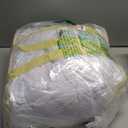 50 ft x 10 ft Wrinkle Free White Backdrop Curtain for Wedding Parties, Polyester Photo Backdrop Drapes for Baby Shower Birthday Party Backdrop Stand, Bulk Thick Background Curtains, 5x10FT 10 Panels