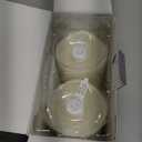 TECHLONG Flameless Candles Battery Operated with Remote Timer, 3D Moving Flame Flickering, Last 600+ Hours Battery Candles, 3" x 5" Ivory Real Wax Electric LED Candle for Wedding Party, Set of 2