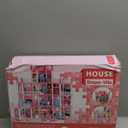 Doll House, Dream Dollhouse for Girls Pretend-Play DIY Dollhouse Kit - 4-Story 11 Rooms Playhouse with 4 Dolls Toy Figures, Furniture and Accessories Set Gift Toy for Kids Ages 3 4 5 6 7 8+