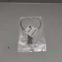 TIESOME Heart Shaped Handheld Mirror, Drop-Resistant Small Heart Mirrors with Handle Portable Travel Cosmetic Lash Mirror Hand Mirror for Women Valentine's Day Birthday(Black)