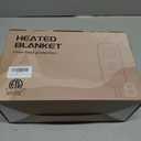 greenoak Heated Electric Blanket Throw, Faux Fur Sherpa Heating Blanket for Sofa Bed, Warm Winter Gifts for Women/Adults, Heater Lap Blankets 5-Position Timer &10 Heating Levels 50''*60" Lemon