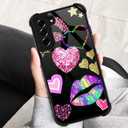 ZHEGAILIAN for Samsung Galaxy S22 Plus Case, Military-Grade Protection, All-Around Shockproof Corners, Anti-Scratch Phone Case for Samsung Galaxy S22 Plus - Diamond Loving Lips