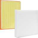 Engine and Cabin Air Filter Combo Set Replaces part number: 17801-37020, 87139-07010, 17801-0T040, 17801-37021, 72880-AJ000, 72880-AJ0009P, 87139-02020, 87139-02090