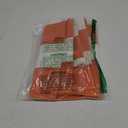 KOZYFLY Striped Rug 27.5x43 Inches Orange and White Halloween Fall Front Door Rug Hand Woven Area Rugs Washable Outdoor Doormats Indoor Entrance Mat for Front Porch Kitchen Entryway Patio Holiday