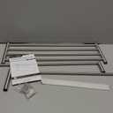 KOKOSIRI 3 Tier Bath Towel Bar 24 Inch Wall Mounting Rack with Towel Bars Towel Shelf with Single Towel Bar Bathroom Ladder, Brushed Steel, B5003BR