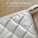 Oven Mitts and Potholders BBQ Gloves-Oven Mitts and Pot Holders with Recycled Infill Silicone Non-Slip Cooking Gloves for Cooking Baking Grilling