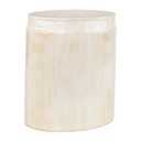 Creative Scents Rustic Luxe Small Bathroom Trash Can 1.53 Gal / 5.8L - Oval Bathroom Garbage Can Bin for Modern Farmhouse Decor - Small Waste Basket for Bathroom and Bedroom