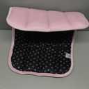 Pobopobo Dog Crate Pad, Ultra Soft & Anti-Slip Kennel Mat, Secure Fit for Metal Crates & Dog Cages, Washable Cozy Bed for Dogs (Pink, S 23"*14"*1.5")