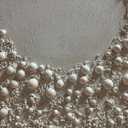 Boiee 28x40in Hand-Painted Creamy White Textured Abstract Oil Paintings