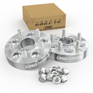 Customadeonly 1.25 Inch Forged Wheel Spacers 5x4.75 (5x120.7) Hubcentric | Fits Older Chevy Buick | 2pcs 70.3mm Bore | 7/16" Studs | Offset Correction for Classic GM Vehicles