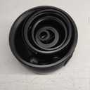 10 Pcs Halloween Large Witch Cauldron Kettles, 12.8, 9.8, 7.7, 5.7, 2.8 Black Plastic Witch Pots Candy Holder Treats & Punch Bowl for Halloween Indoor Outdoor Home Party Supply