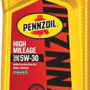 Pennzoil High Mileage 5W-30 Motor Oil, 1 Quart