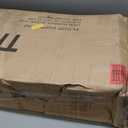 Treocho Bathroom Floor Cabinet, Farmhouse Bathroom Storage Cabinet with Doors and Adjustable Shelves, Freestanding Kitchen Pantry Cabinet, Cupboard for Living Room, Dining Room, Black