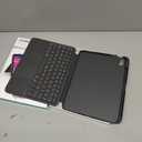 Logitech Combo Touch, Detachable iPad Keyboard Case (10th gen and A16) with Large Precision Trackpad, Full-Size Backlit Keyboard, and Smart Connector Technology - Oxford Gray