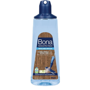 Bona Hardwood Floor Cleaner Spray Mop Cartridge  34 fl oz  Unscented  Refillable  ResidueFree Floor Cleaning Solution for Bona Spray Mops for Wood Floors