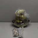 Creative Ingot Lotus Leaf Flowing Water Tabletop Fountain with LED Night Light, Automatic Pump USB Desk Fountain Home Office Decor (Gold)