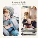 Pouch Holder No Squeeze of Stand Easy to Hold for Food Pouches & Drink Boxes - Baby Pouch Holder Allows for Easy Toddler Self-Feeding and Mess Prevention -Toddler Must HavesPink & Blue