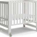 MAMAZING EvoNest 6-in-1 Convertible Baby Mini Crib with Wheels, 40.1"L x 25.7"W x 35.4"H