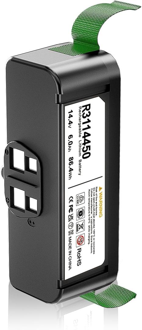 14.4V 6000mAh Battery for Roomba Compatible with iRobot Roomba 960 980 981 970 965 801 805 850 860 877 890 891 895 690 680 675 640 614 615