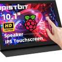 10.1inch Touchscreen Monitor, 1280x800 Dual-Speaker HDMI VGA Portable Monitor for PC/Laptop/Raspberry Pi/Banana Pi/Game Console