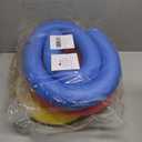 3 Pack Pool Noodles, Blue/Red/Yellow, 59 Inch | Premium Foam, Floatation Aids, Pool Parties, Water Sports