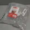 Rubbermaid Flex and Seal Cereal Keeper, 1.5 Gallon, BPA-Free, Clear with Red Lid, Airtight