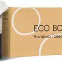 ECO BOOM Unbleached Bamboo Toilet Paper, 100% Tree-Free & Plastic-Free Packaging, 24 Mega Rolls, 360 Sheets & 3-Ply | PFAS Free, BPA Free, Septic Safe & FSC Certified