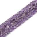 African Amethyst 4mm Round Healing Crystal Loose Beads 16 Inch for Jewelry Making Beads
