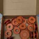 16 Pack (WA0010)Replacement Trimmer Line Spool Compatible with Worx Weed Eater, 0.065 inch Trimmer Line Refills for Worx Trimmer,Weed Wacker String Replacement Parts(16 Trimmer Spools,4 Trimmer Caps)