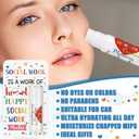 Leelosp 48 Pcs Social Worker Gifts Social Work Month Appreciation Lip Balms Moisturizing Bulk Society Worker Thank You Gifts for Women Men Volunteer Staff Team Coworker Grad Retirement Birthday