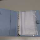 Money Saving Binder, Savings Challenges Book with for Cash Envelopes, 12pcs Zipper Envelopes A5 Budget Binder, Budget Planner for Managing Budgets and Saving Money -(Blue-9.2IN)