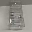 Condiment Tray with Stainless Steel 5 Spoons, 5 Forks and 1 Clip, Chilled Condiment Server, Condiment Server, Bar Garnish Holder on Ice, Bar Accessories Fruit and Salad with Removable Trays and Lid