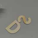 182 Pieces 2-1/2 Inch (2.5") Wooden Letters Craft Wood Letter Unfinished Alphabets with Extras Wall Decor
