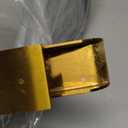 Faustina Brushed Gold Waterfall Bathroom Faucet 1 Hole Single Handle,Wide Open Spout Waterfall Bathroom Faucet with Pop Up Drain,Stainless Steel Utility Sink Faucet RV Bathroom Vanity Faucet Basin