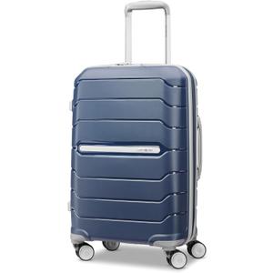 Samsonite Freeform Hardside Carry-On Luggage with Spinner Wheels - Hardshell Suitcase - TSA, Airline-Approved - Expandable Hard Shell, Smooth Rolling Wheels for Lightweight Travel - Navy