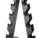 Dumbbell Rack Stand Only, Weight Rack for Dumbbells Compact A-Frame Home Gym Space Saver (480/800 LBS Weight Capacity, 2025 New Version)