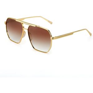SODQW Oversized Tangle Free Aviator Sunglasses for Women Men Square Polarized UV400 Fashion Trendy Sun Glasses