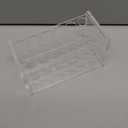 Clear Acrylic Test Tube Rack 18 Holes Test Tube Holder for 10ML/15ML Test Tubes (1 Piece)