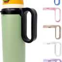 Bottle Handle for Owala FreeSip 24oz 32oz 40oz  Strong Plastic Water Bottle Holder, Durable Easy Carry Accessory for Running, Jogging, Gym, Hiking, and Drinking While Driving & More (Black)