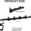 OJYDOIIIY Fishing Rod Racks for Car, 4-Rod or Combos Capacity Rod Holder for Car,SUV,Truck Front or Rear Seats