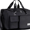 Gym Duffle Bag with Shoes Compartment, 37L Capacity, Ideal for Travel, Gym, Sports, Duffel, Weekender